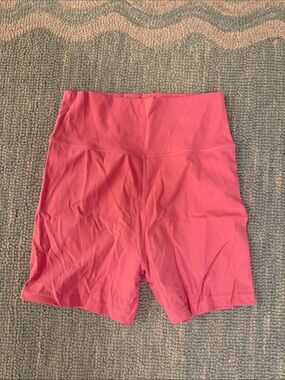 Daily Drills Pink Biker Shorts